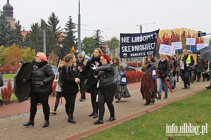 Elblanki wyszy ponownie na ulic. Za nami  kolejny Czarny Protest, fot. 12