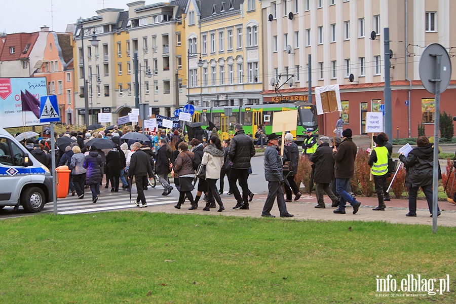 Elblanki wyszy ponownie na ulic. Za nami  kolejny Czarny Protest, fot. 17