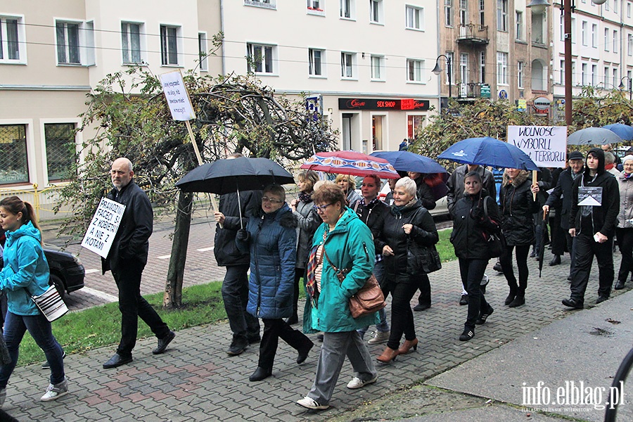 Elblanki wyszy ponownie na ulic. Za nami  kolejny Czarny Protest, fot. 28