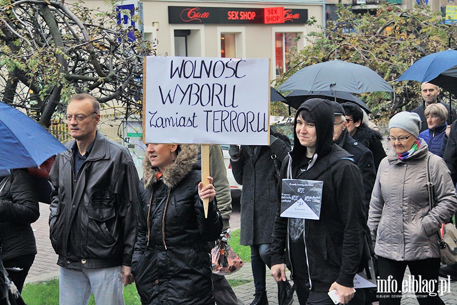 Elblanki wyszy ponownie na ulic. Za nami  kolejny Czarny Protest, fot. 29