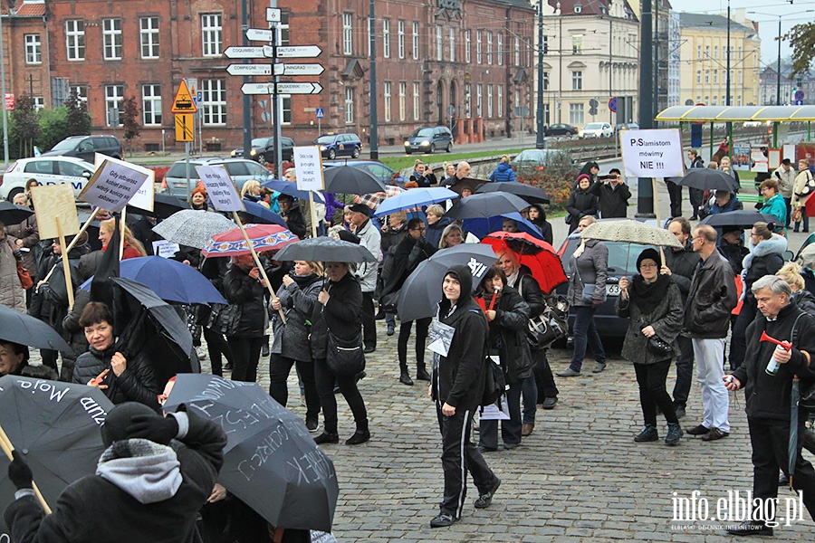 Elblanki wyszy ponownie na ulic. Za nami  kolejny Czarny Protest, fot. 42