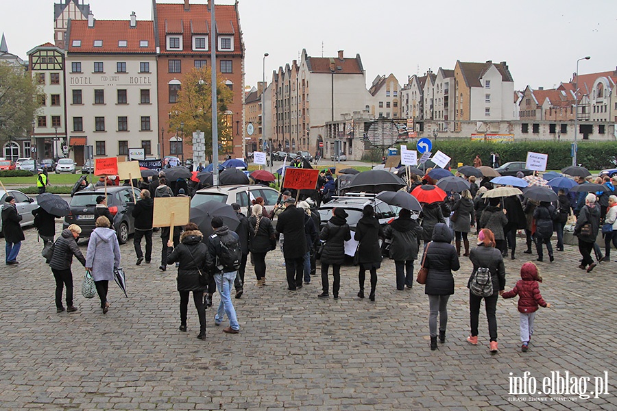 Elblanki wyszy ponownie na ulic. Za nami  kolejny Czarny Protest, fot. 43