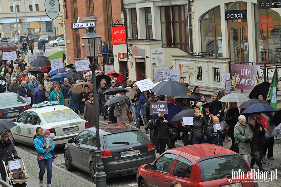 Elblanki wyszy ponownie na ulic. Za nami  kolejny Czarny Protest, fot. 46