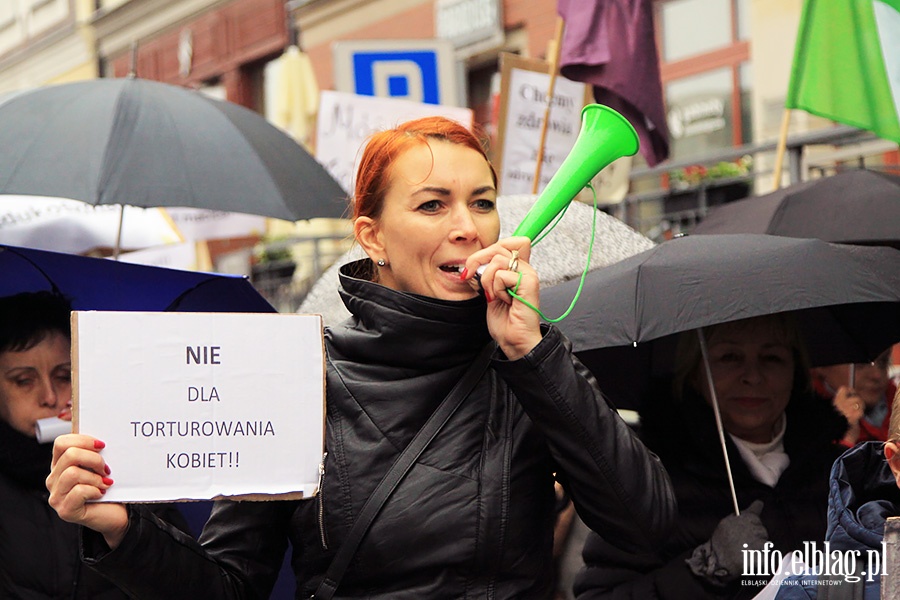 Elblanki wyszy ponownie na ulic. Za nami  kolejny Czarny Protest, fot. 50