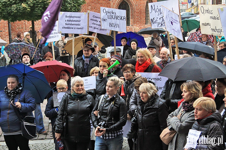 Elblanki wyszy ponownie na ulic. Za nami  kolejny Czarny Protest, fot. 59