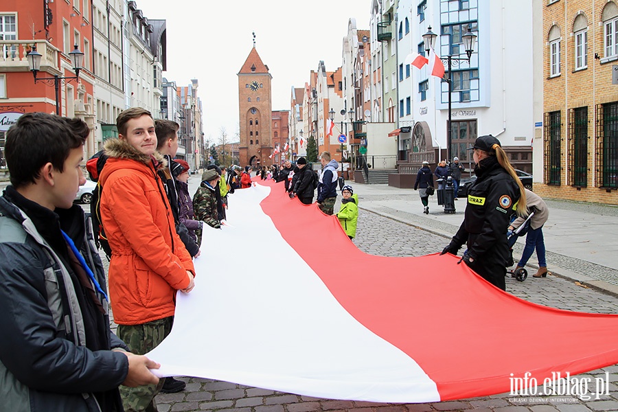 Elblążanie świętują 11 listopada, fot. 1