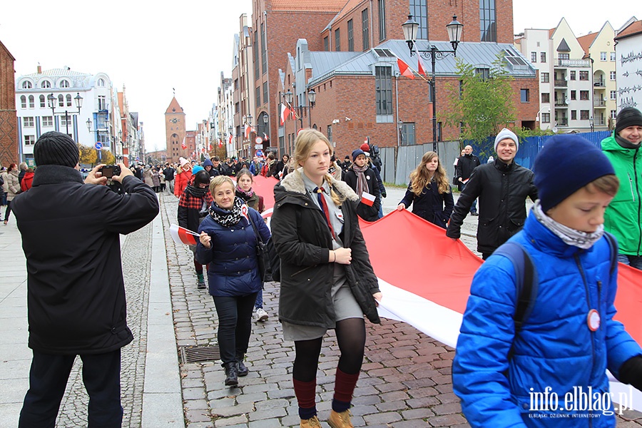 Elblążanie świętują 11 listopada, fot. 31
