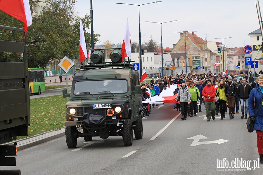 Elblążanie świętują 11 listopada, fot. 53