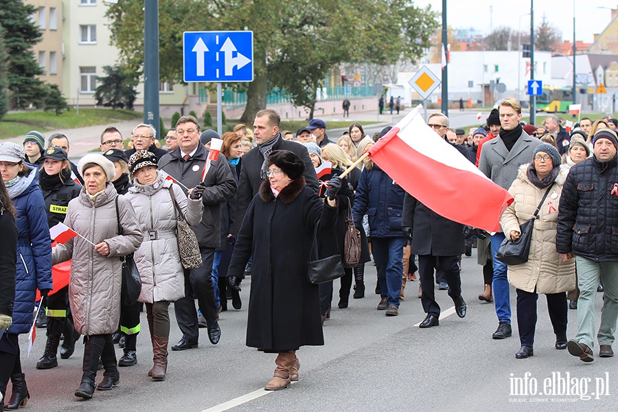 Elblążanie świętują 11 listopada, fot. 59