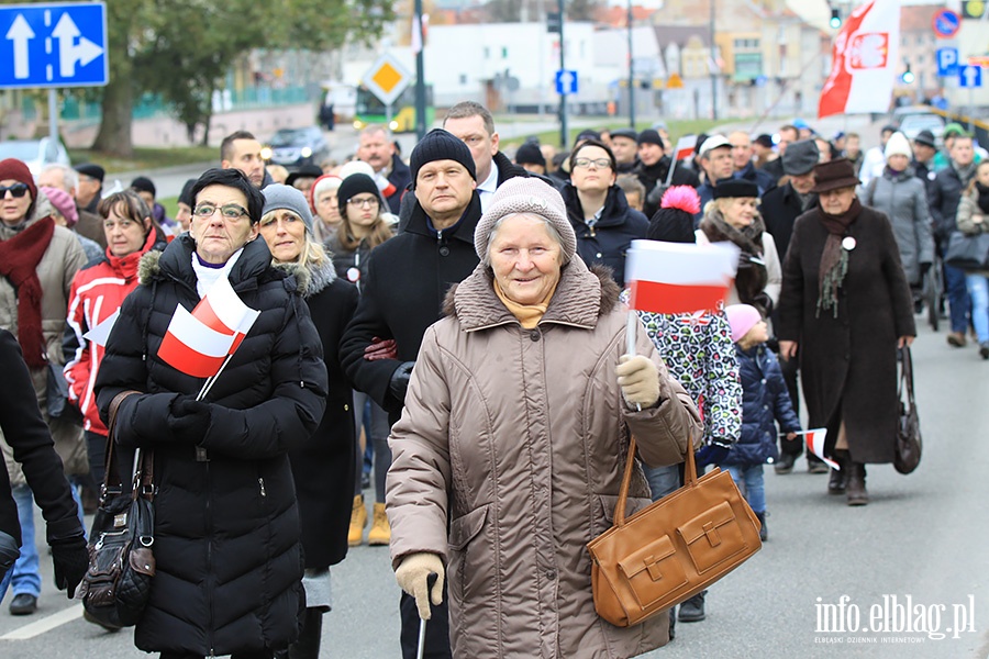 Elblążanie świętują 11 listopada, fot. 61