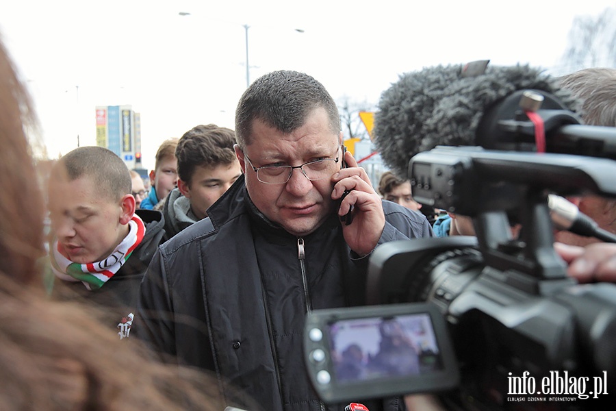 Stonoga  Zbigniew w Prokuraturze Rejonowej, fot. 2