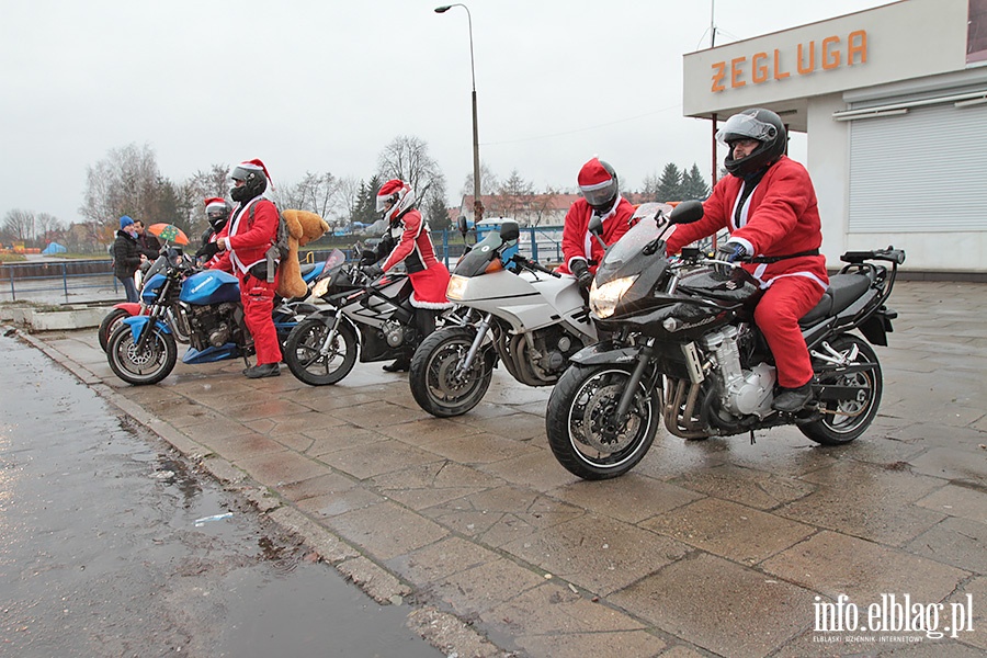 Mikoaje na motorach odwiedzili Dom dziecka, fot. 9