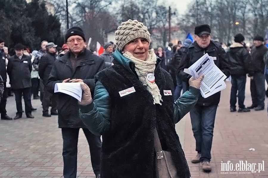 Elblanie protestowali przeciwko rzdom PiS, fot. 4