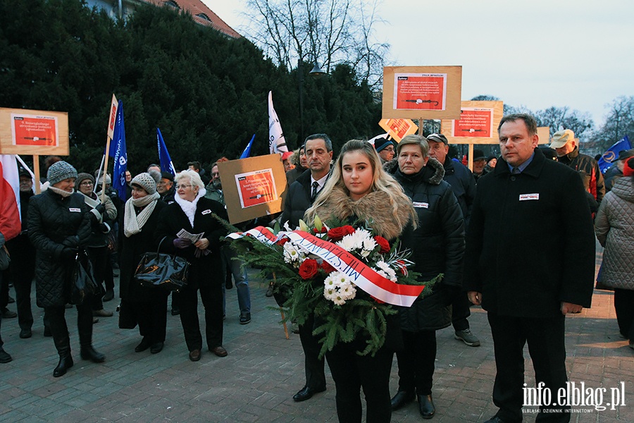 Elblanie protestowali przeciwko rzdom PiS, fot. 9