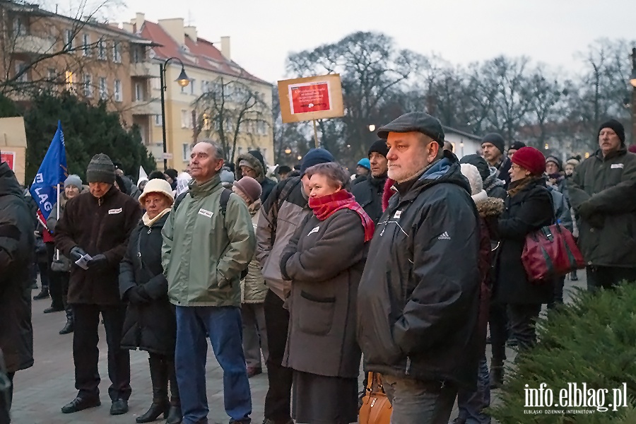 Elblanie protestowali przeciwko rzdom PiS, fot. 15