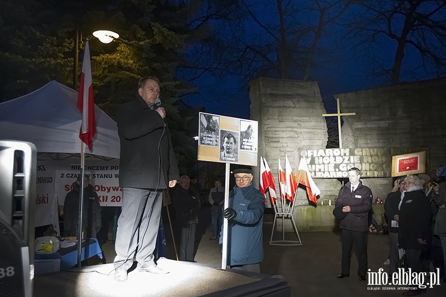 Elblanie protestowali przeciwko rzdom PiS, fot. 26