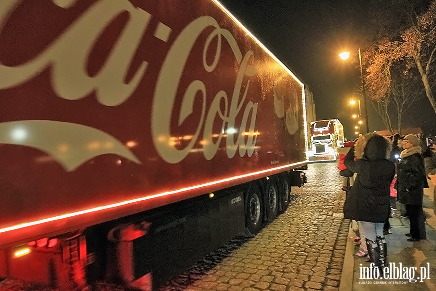 Cieżarówki Coca-Coli zachwyciły elblążan, fot. 10