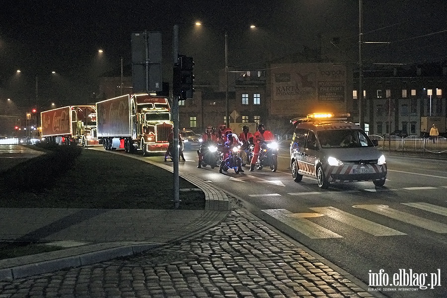 Cieżarówki Coca-Coli zachwyciły elblążan, fot. 14
