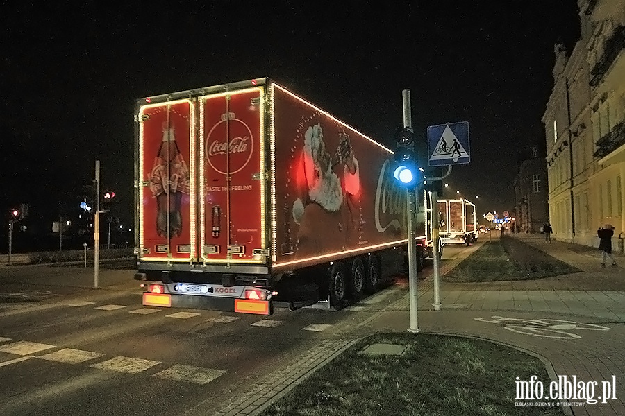 Cieżarówki Coca-Coli zachwyciły elblążan, fot. 23