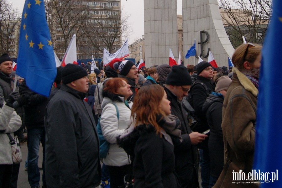 Protest przed Sejmem RP o wolne media - 17.12.2016, fot. 5