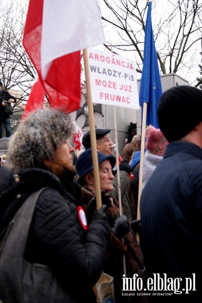 Protest przed Sejmem RP o wolne media - 17.12.2016, fot. 7
