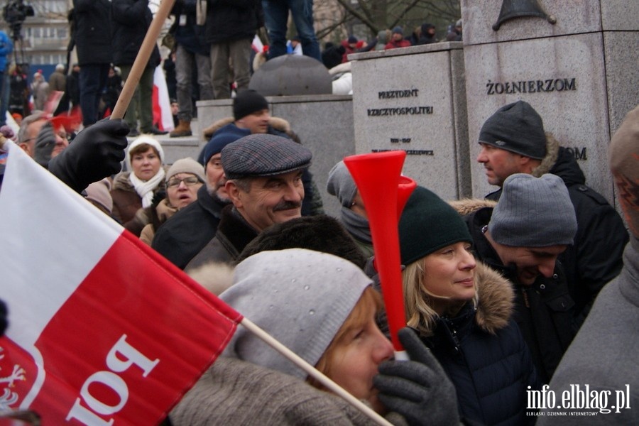 Protest przed Sejmem RP o wolne media - 17.12.2016, fot. 9