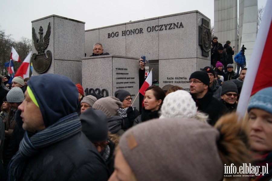 Protest przed Sejmem RP o wolne media - 17.12.2016, fot. 12