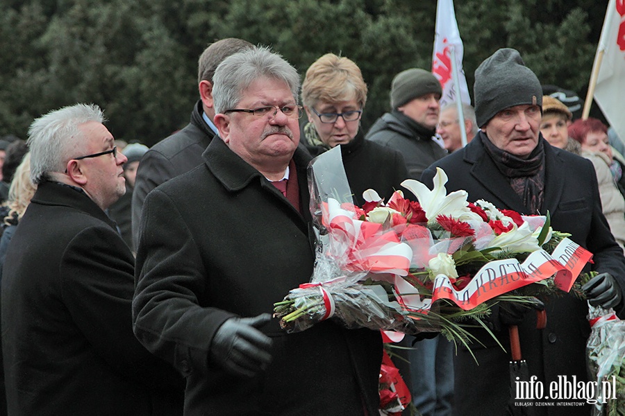 Elblag uczcił 46 rocznicę masakry grudniowej, fot. 9