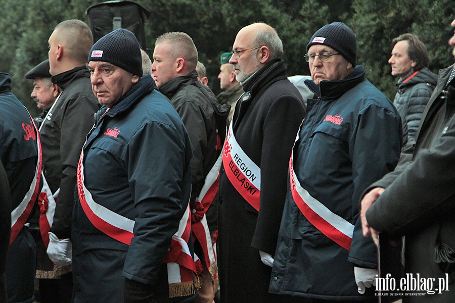 Elblag uczci 46 rocznic masakry grudniowej, fot. 12