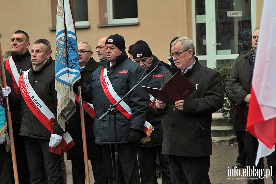 Elblag uczci 46 rocznic masakry grudniowej, fot. 18