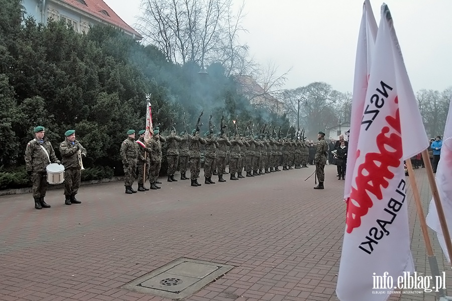 Elblag uczcił 46 rocznicę masakry grudniowej, fot. 19