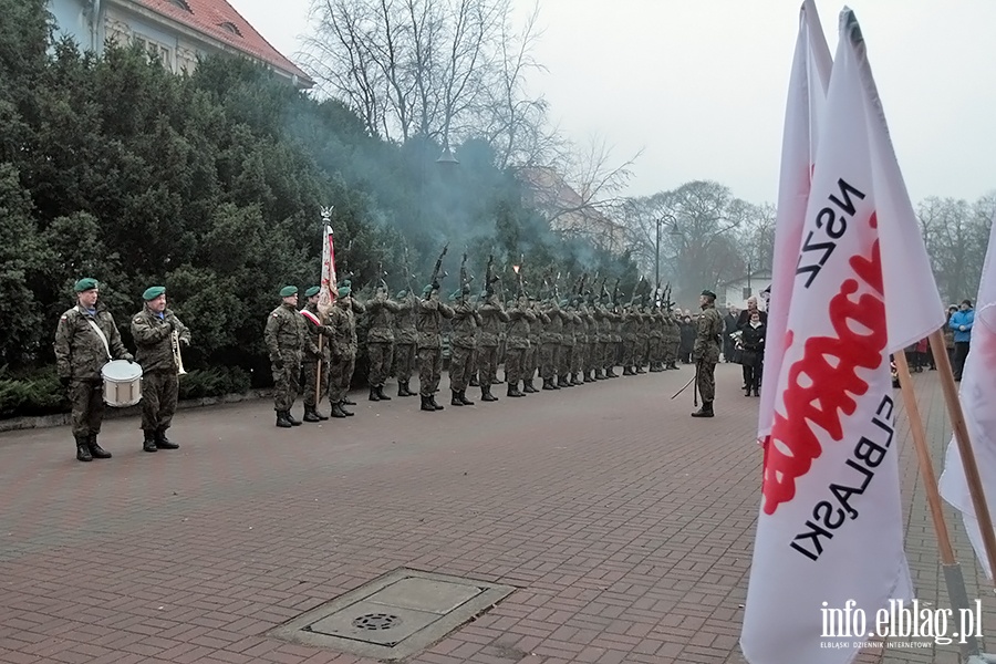 Elblag uczci 46 rocznic masakry grudniowej, fot. 19