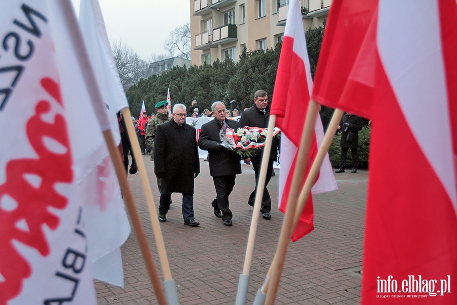 Elblag uczci 46 rocznic masakry grudniowej, fot. 24