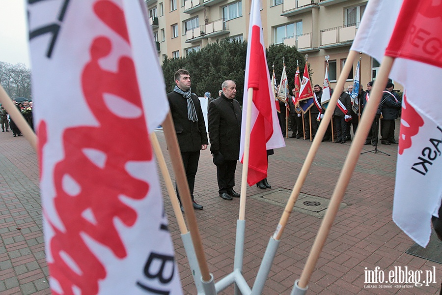 Elblag uczci 46 rocznic masakry grudniowej, fot. 26