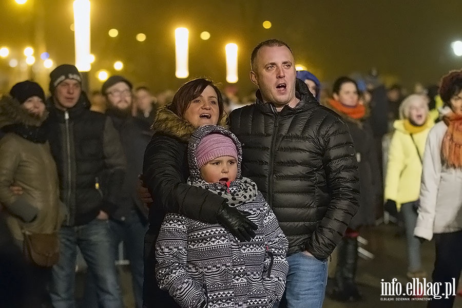 Tak elblążanie witali 2017 rok, fot. 48