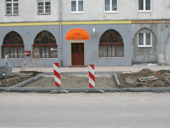 Przebudowa ulicy Wojska Polskiego - wiosna 2008, fot. 4