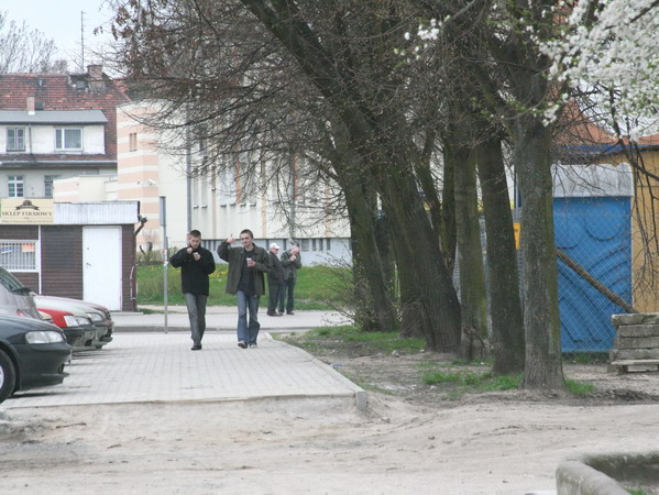 Przebudowa ulicy Wojska Polskiego - wiosna 2008, fot. 5