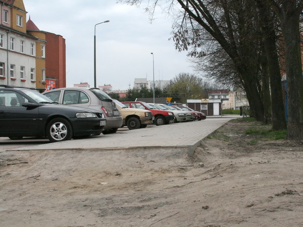 Przebudowa ulicy Wojska Polskiego - wiosna 2008, fot. 11