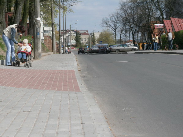 Zakoczenie modernizacji ulicy Podgrnej - wiosna 2008, fot. 12