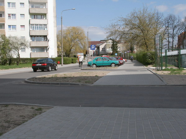 Zakoczenie modernizacji ulicy Podgrnej - wiosna 2008, fot. 7