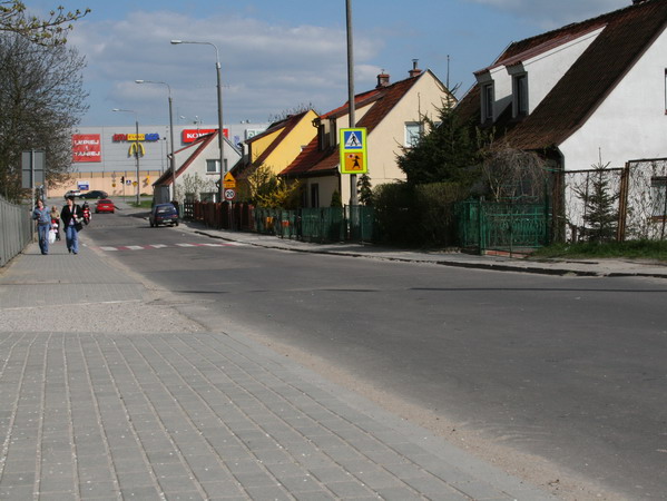 Zakoczenie modernizacji ulicy Podgrnej - wiosna 2008, fot. 1