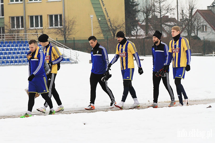 Olimpia Elblag sparing, fot. 1