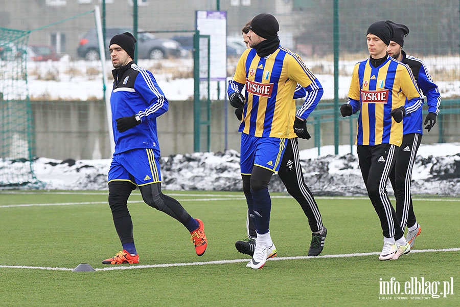 Olimpia Elblag sparing, fot. 2