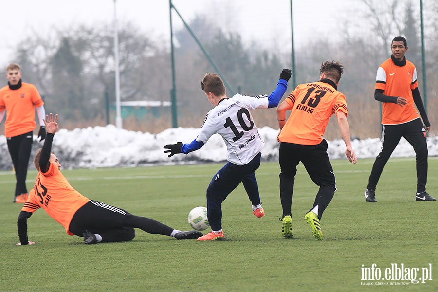 Concordia Elbląg sparing, fot. 11