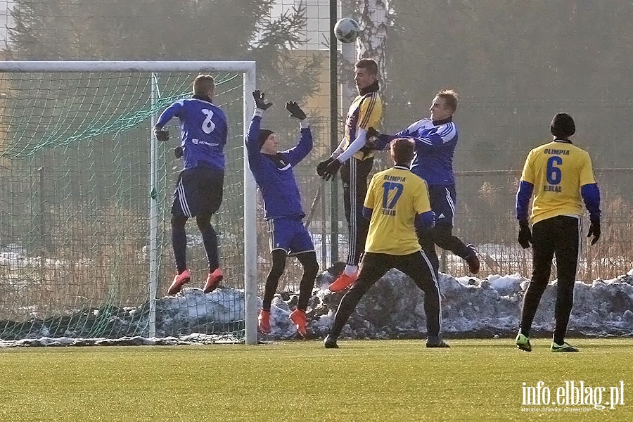 Olimpia Elblg - Batyk Gdynia sparing, fot. 19