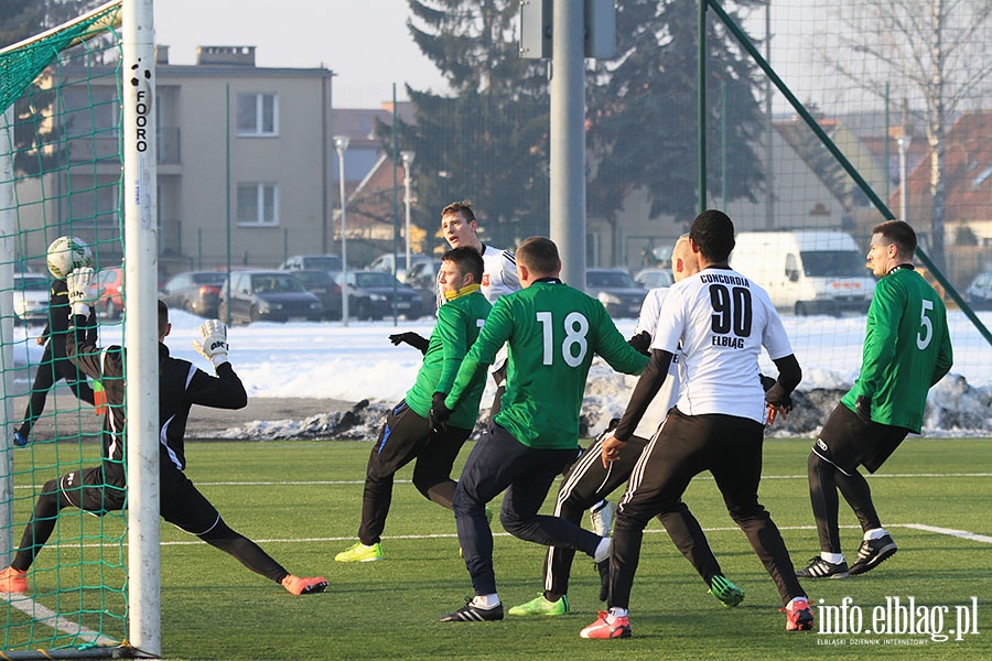 Concordia Elbląg - Powiśle Dzieżgoń sparing, fot. 23