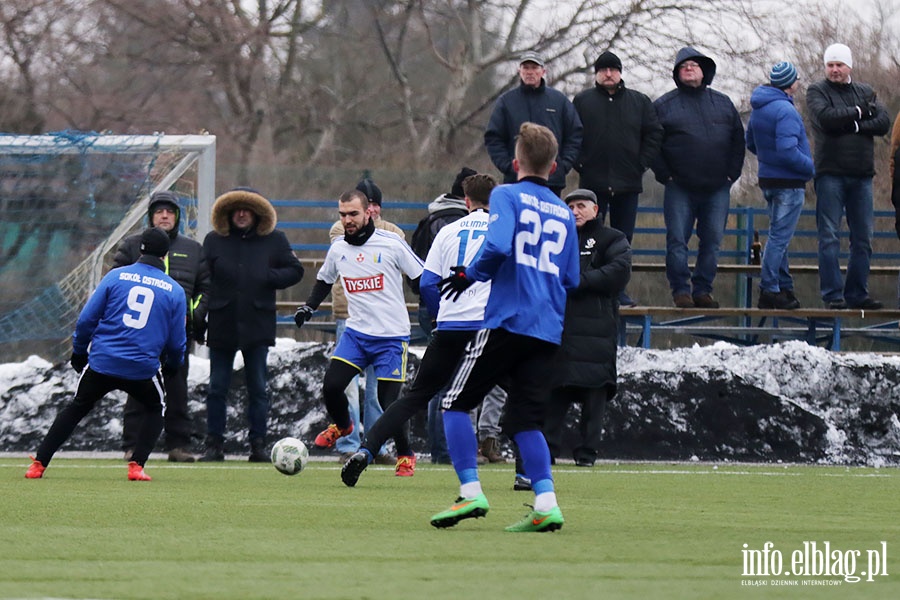 Olimpia Elbląg-Sokół Ostróda sparing, fot. 4