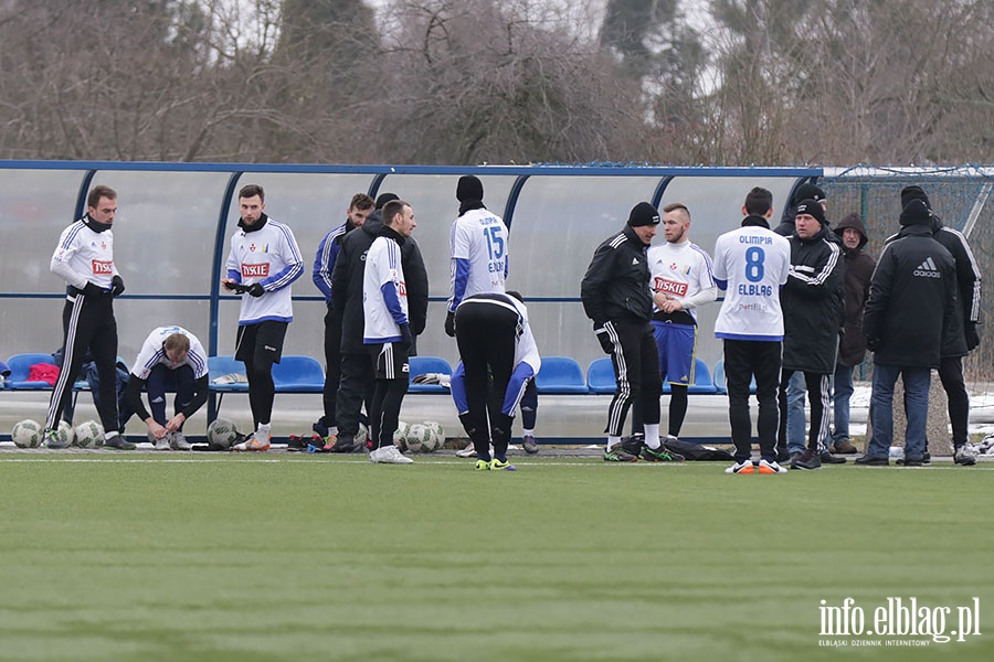 Olimpia Elblg-Sok Ostrda sparing, fot. 6
