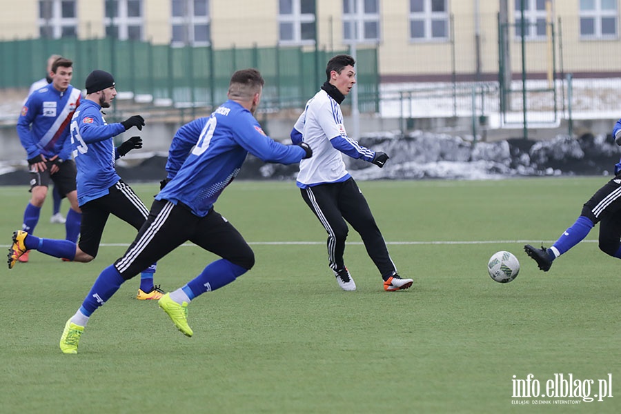 Olimpia Elblg-Sok Ostrda sparing, fot. 12