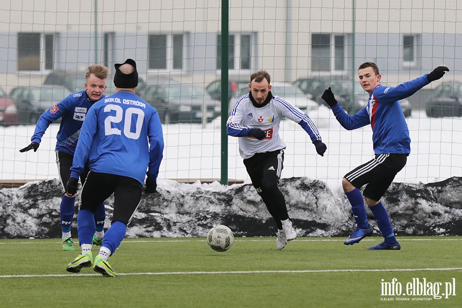 Olimpia Elblg-Sok Ostrda sparing, fot. 13